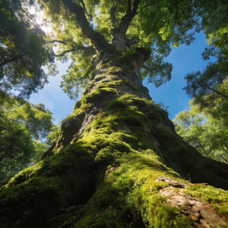 古树参天 绿意盎然图片