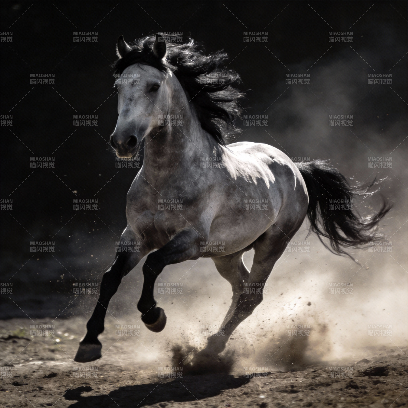骏马奔腾图片