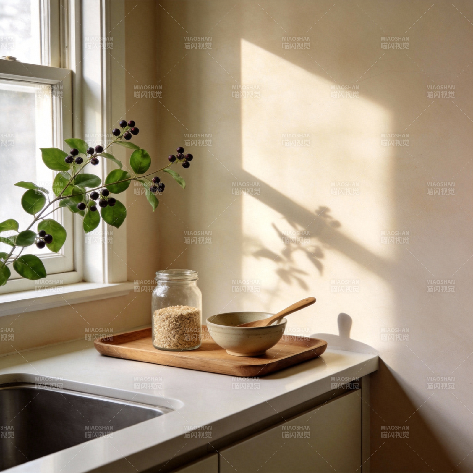 窗边静物时光图片