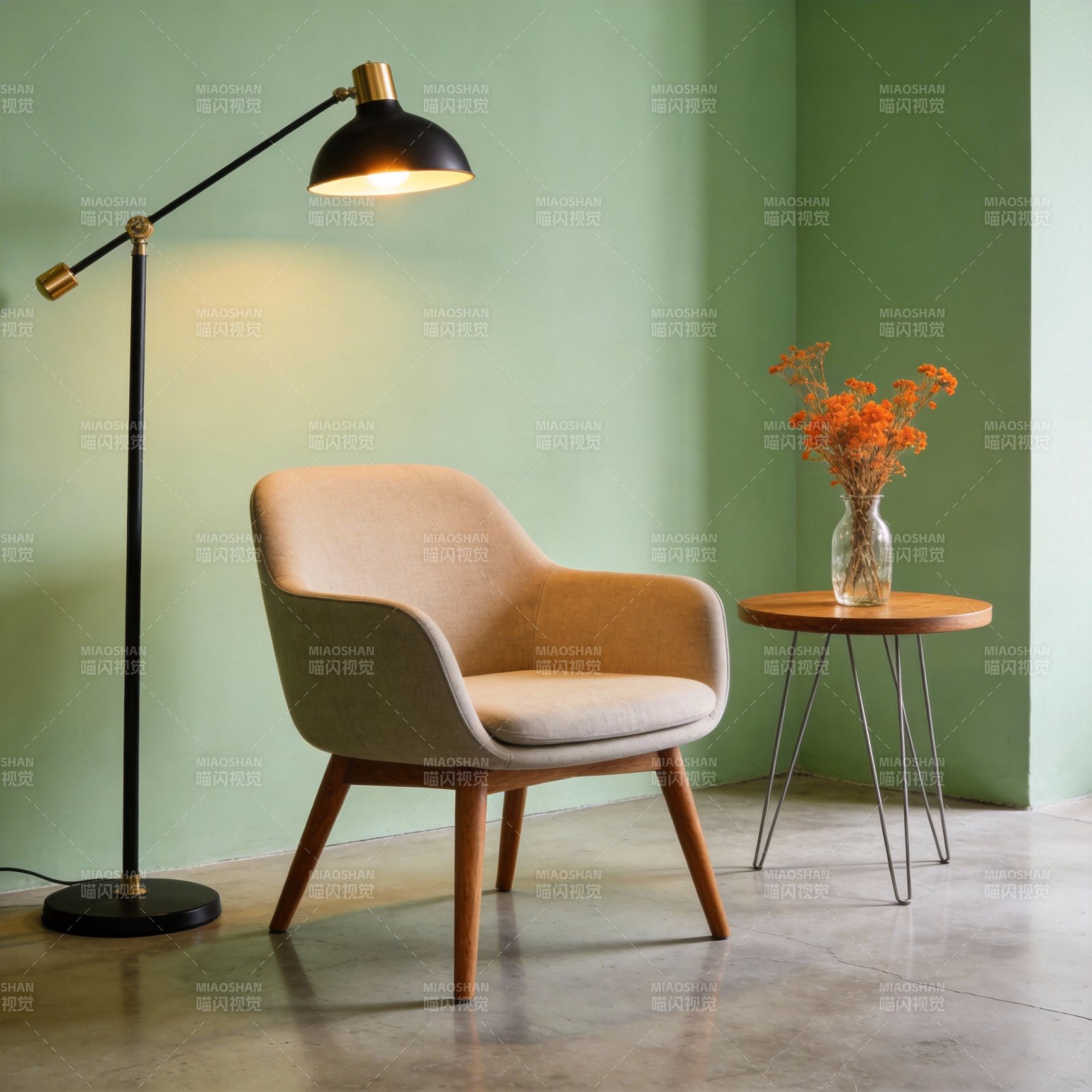 简约客厅一角图片