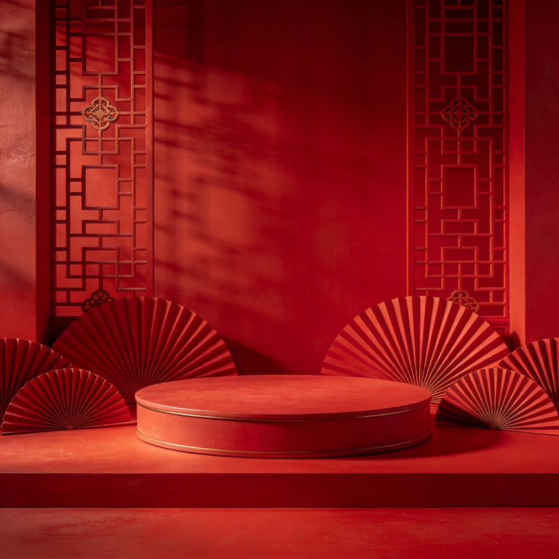 红韵扇影舞台图片