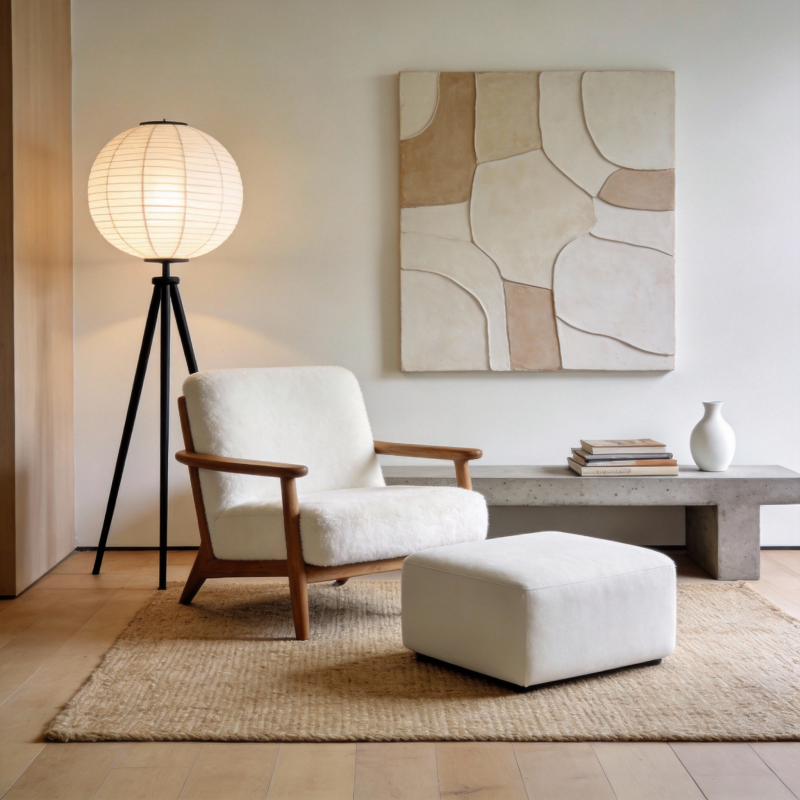 简约客厅一角图片