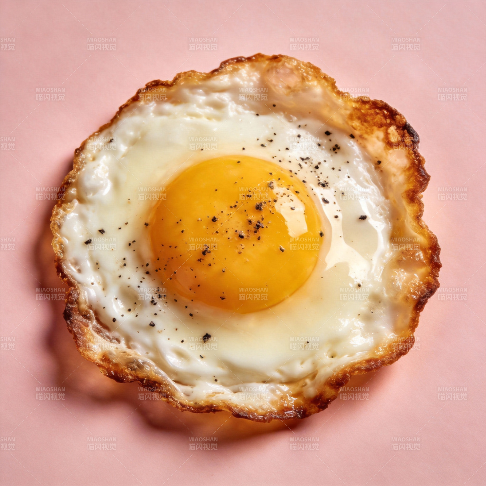 煎蛋特写图片