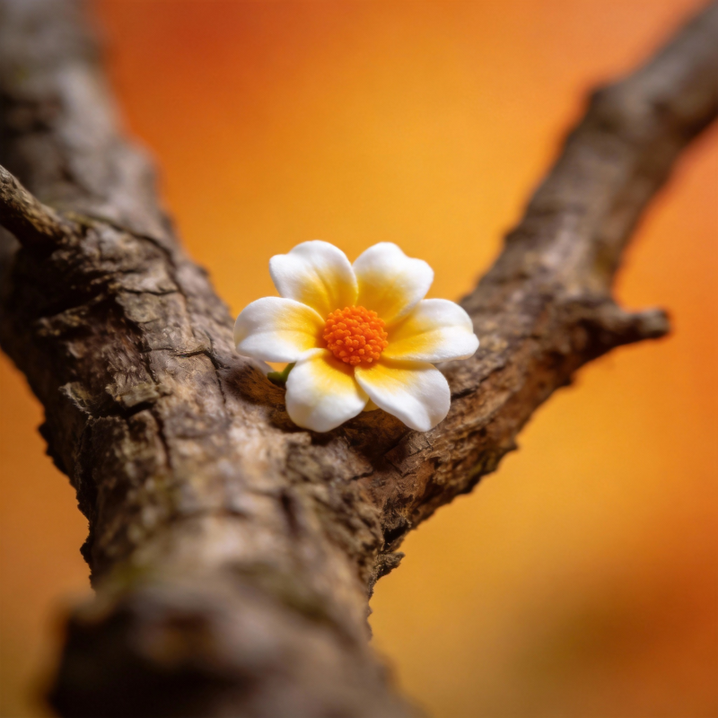 枝头绽放的花图片