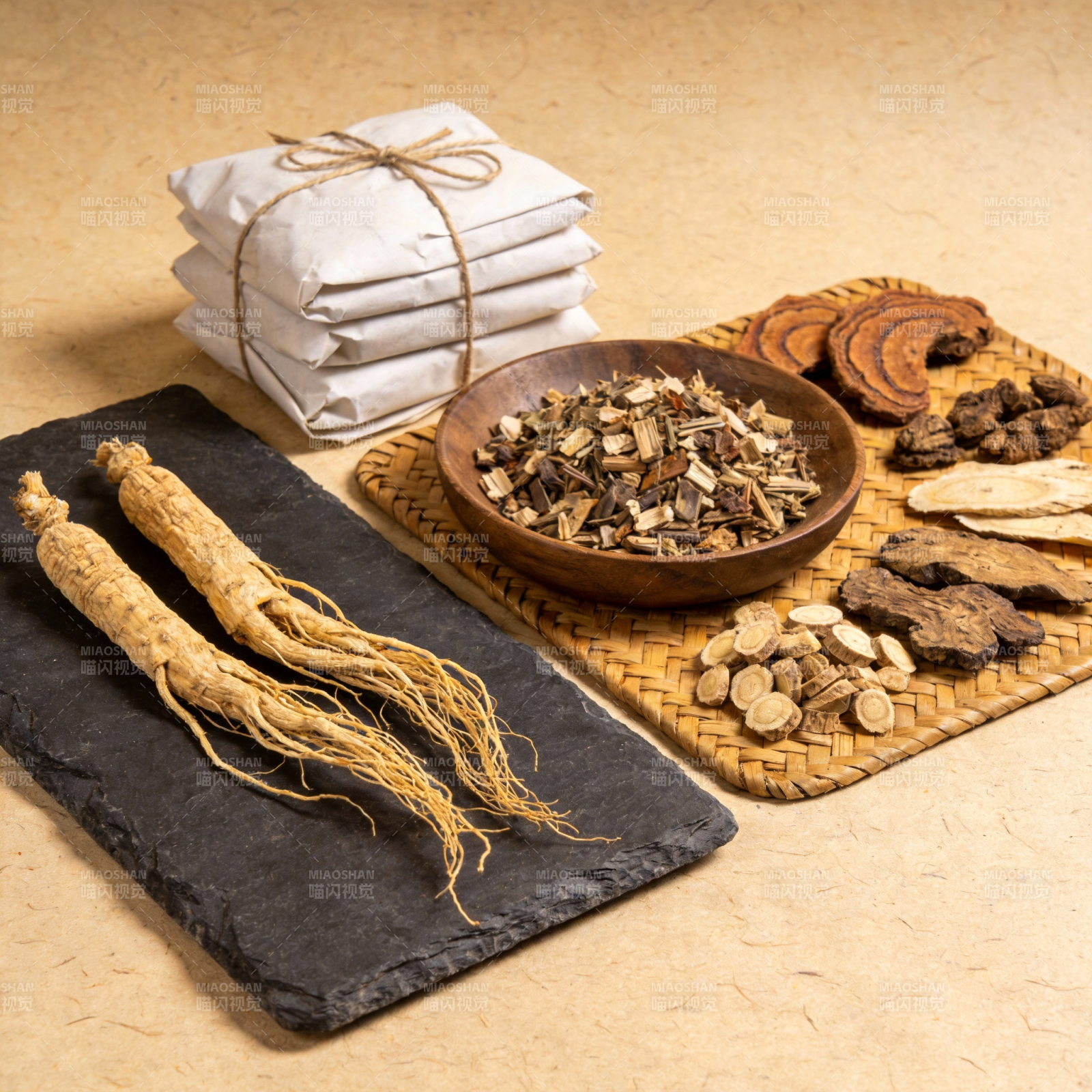 中药养生食材展示图片