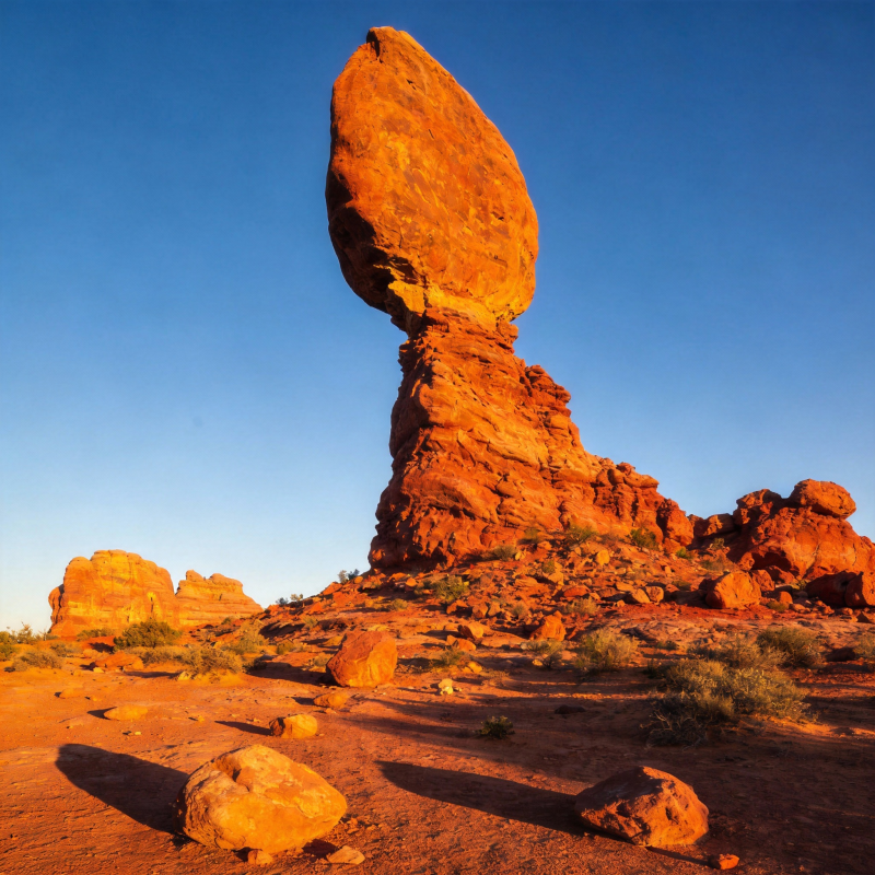 平衡石奇观图片