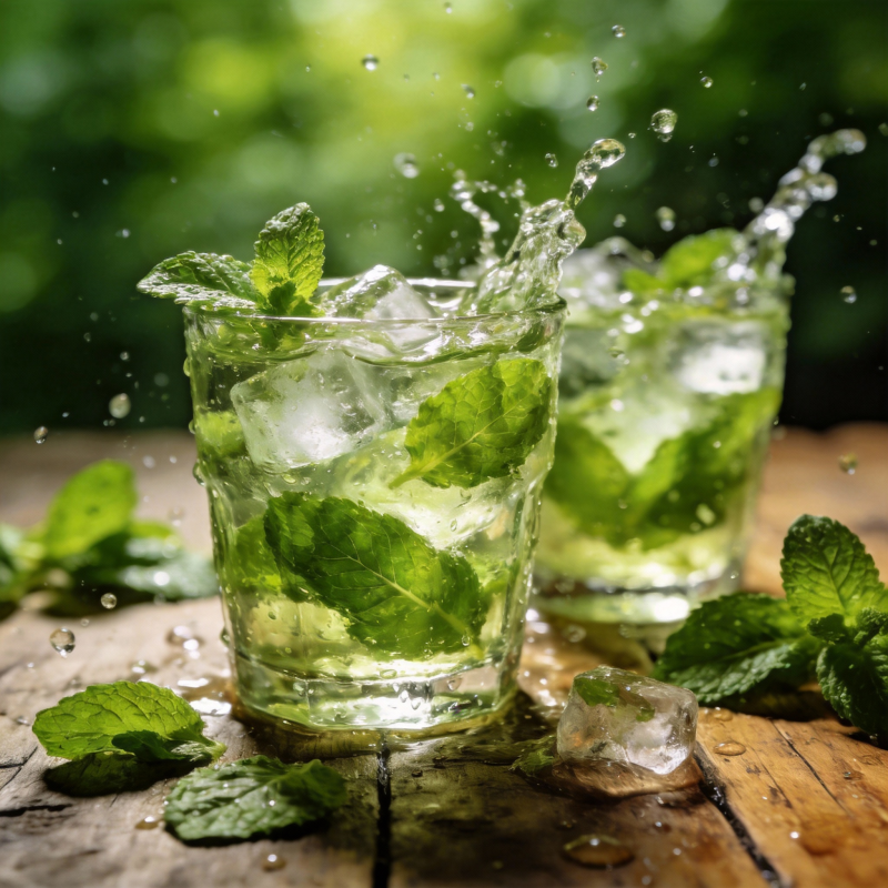 清凉薄荷饮图片
