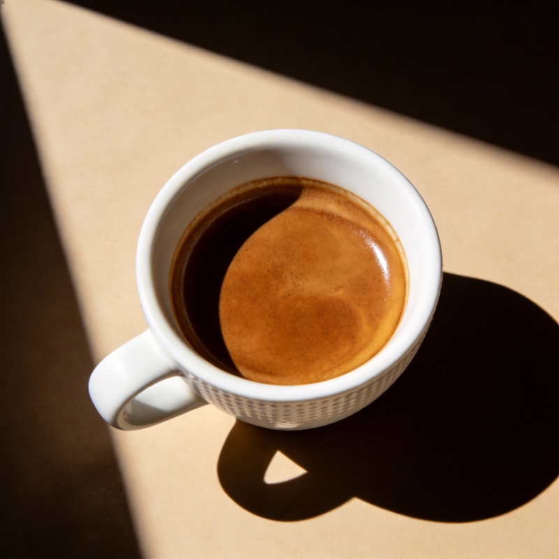 阳光下的咖啡杯图片