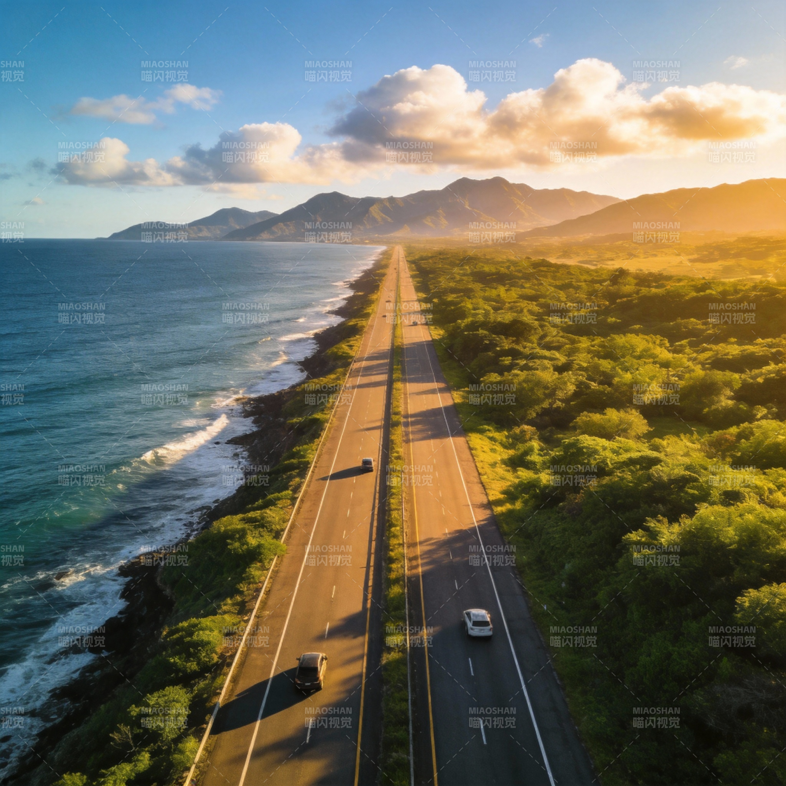 海岸公路风光图片