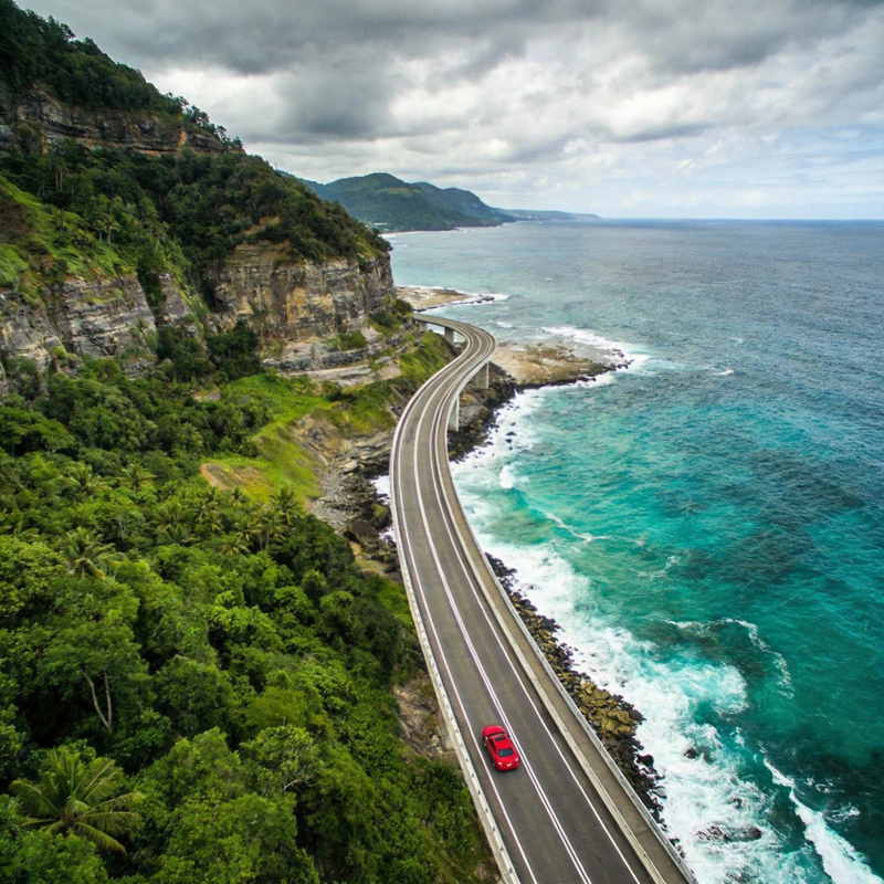 海岸公路美景图片