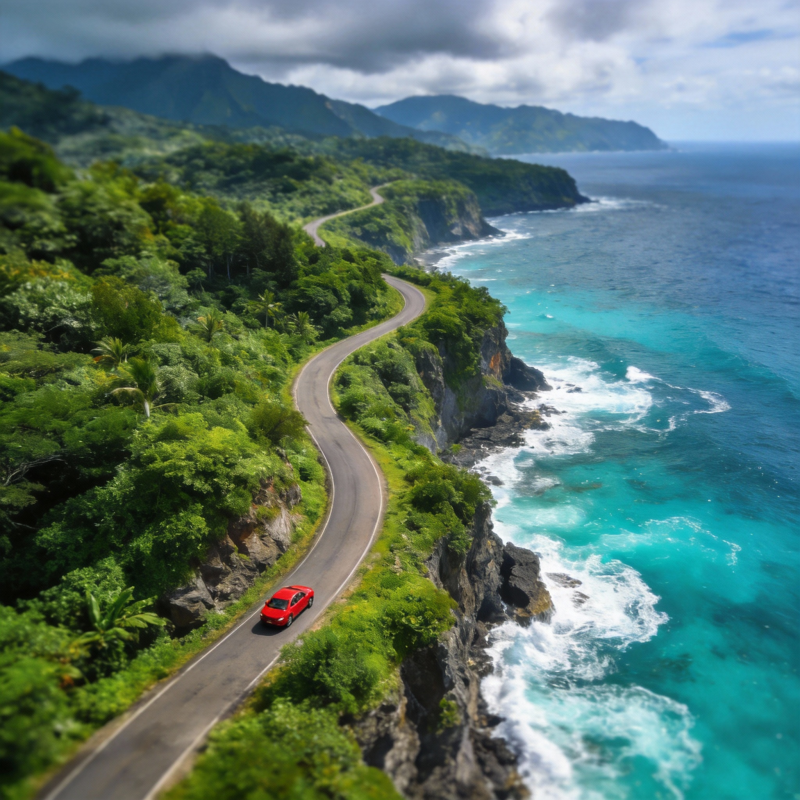 海岸公路美景图片