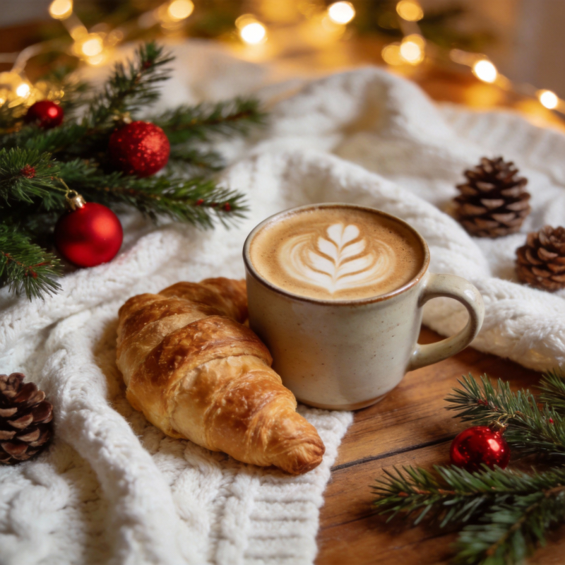 圣诞暖心咖啡时光图片