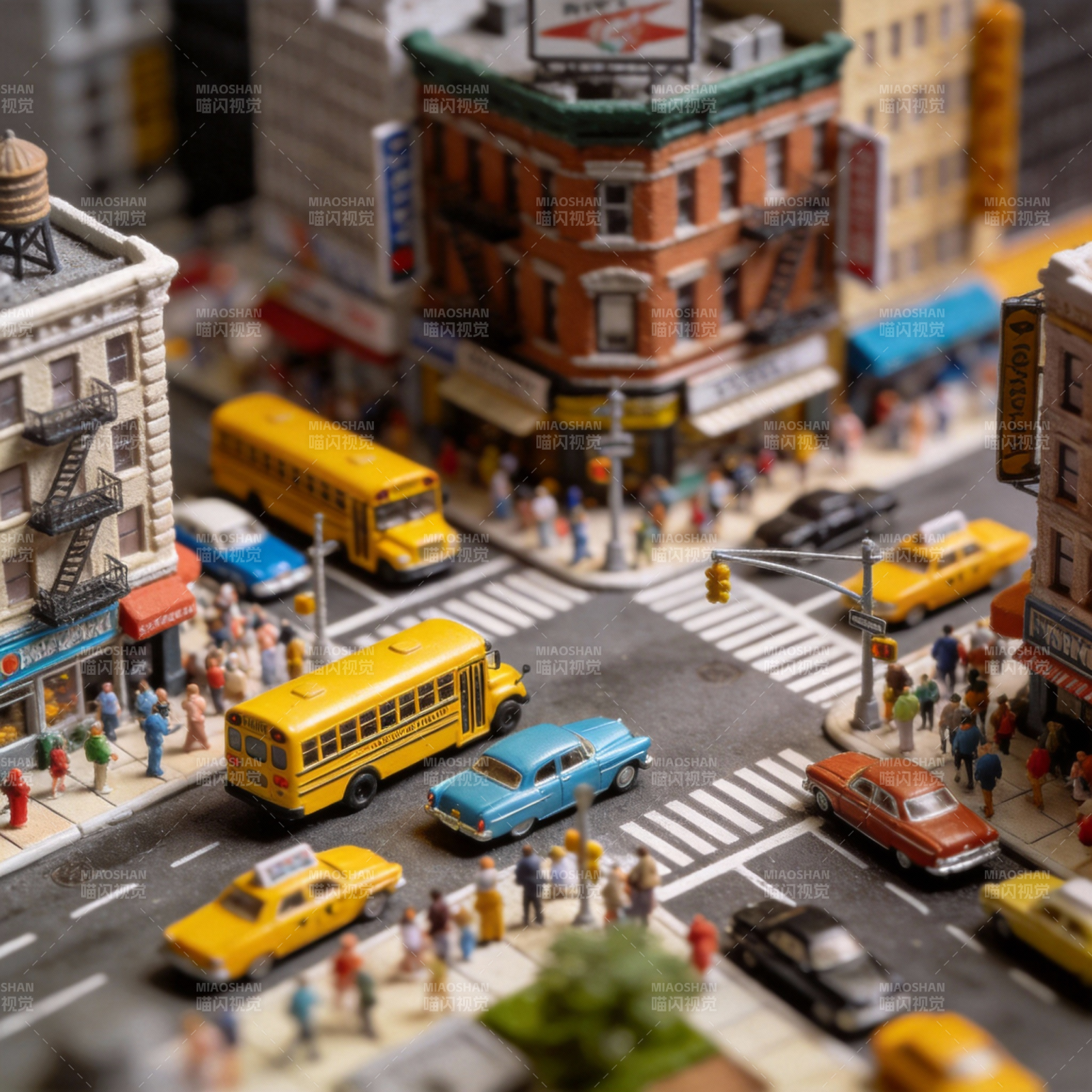 纽约街景模型图片