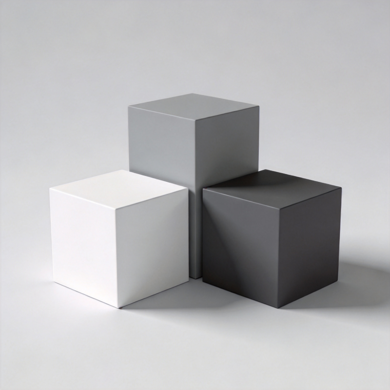 三色立方体组合图片