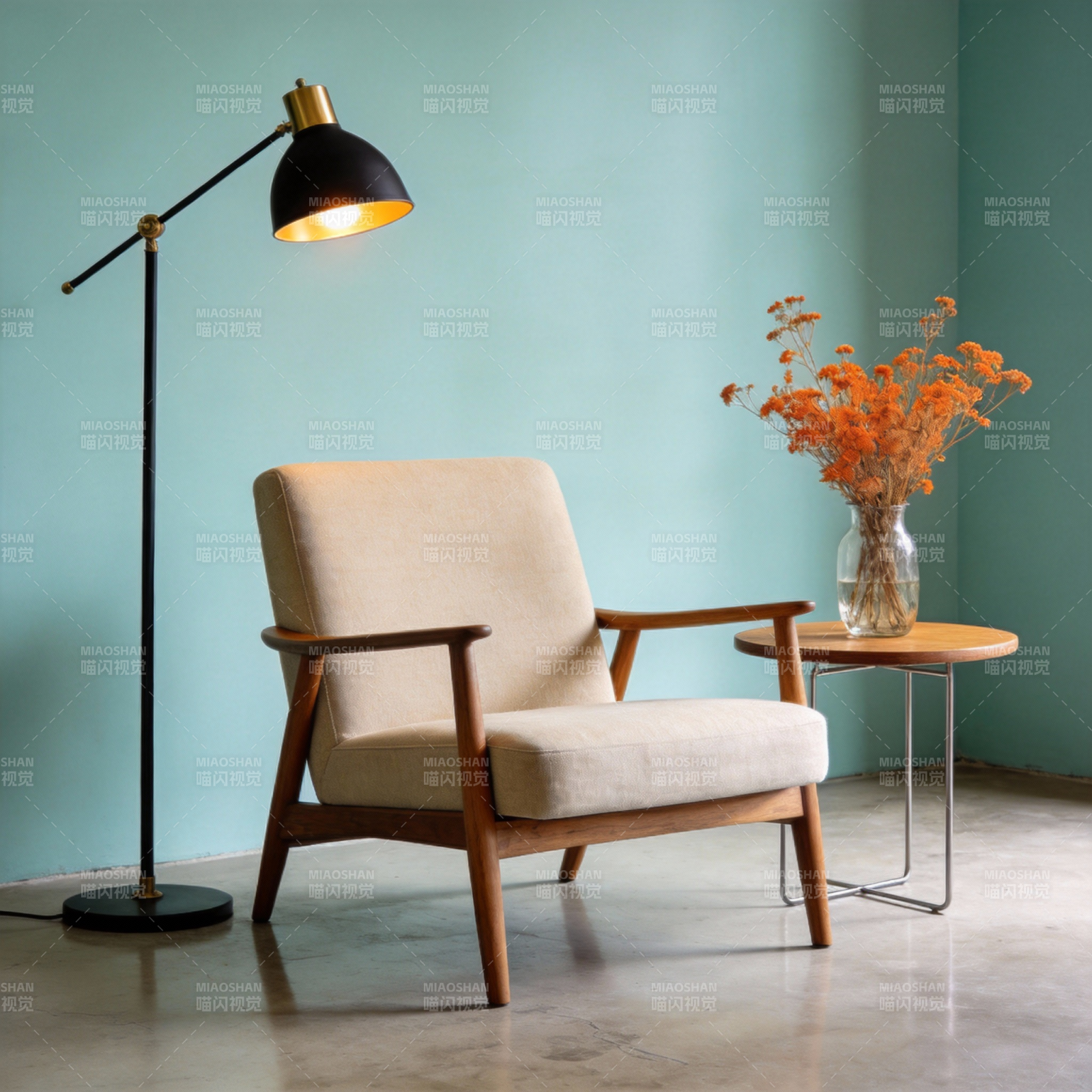 简约客厅一角图片