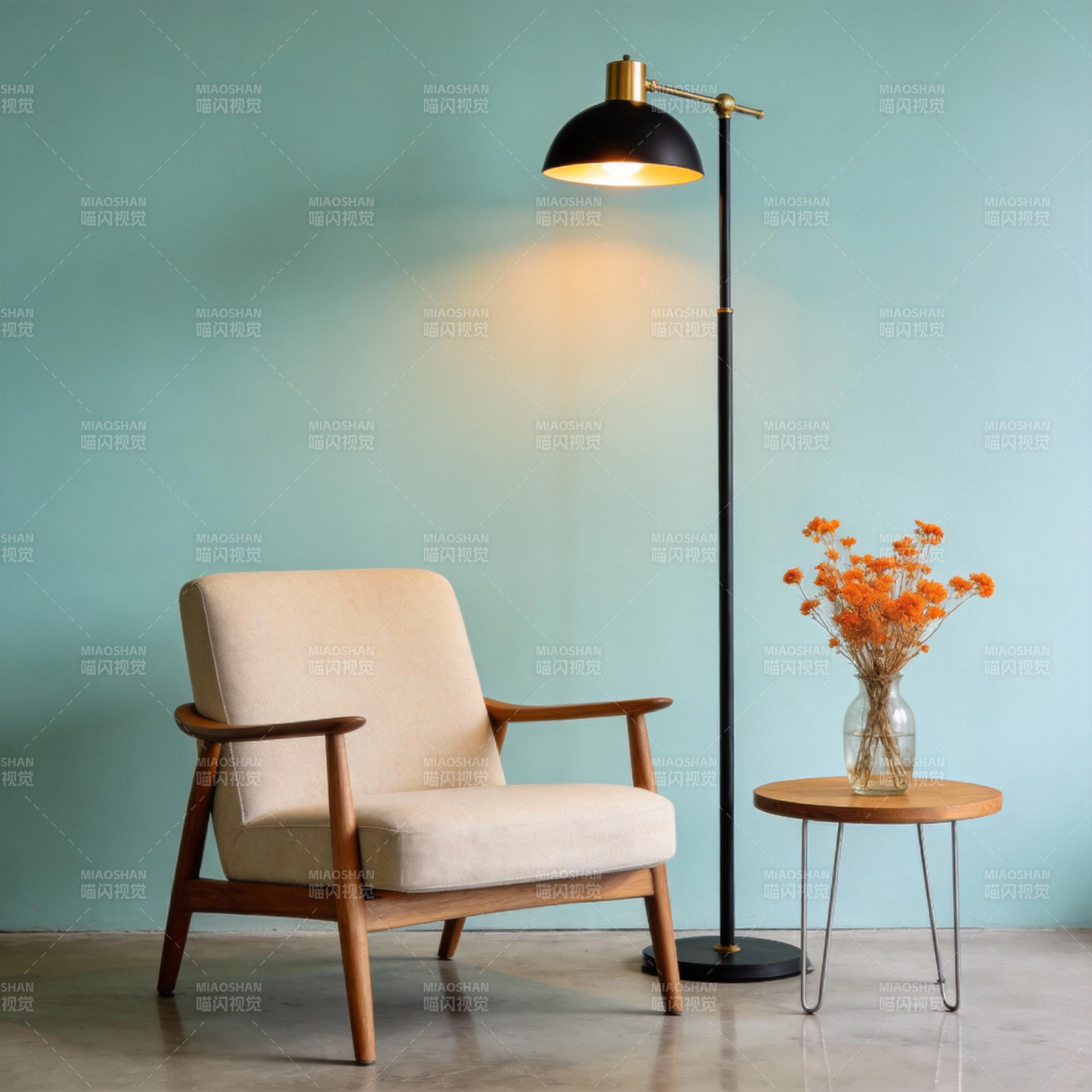 简约客厅一角图片