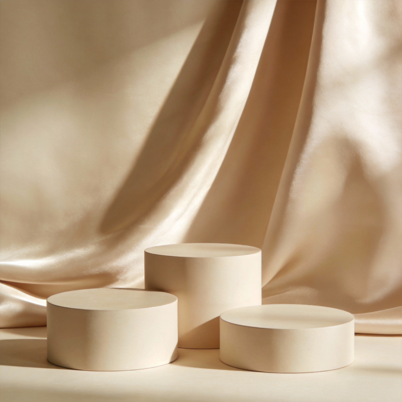 简约圆台布景图片