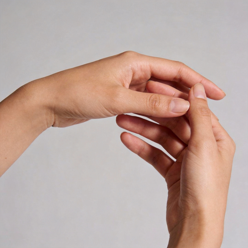 指尖轻触 温柔瞬间图片