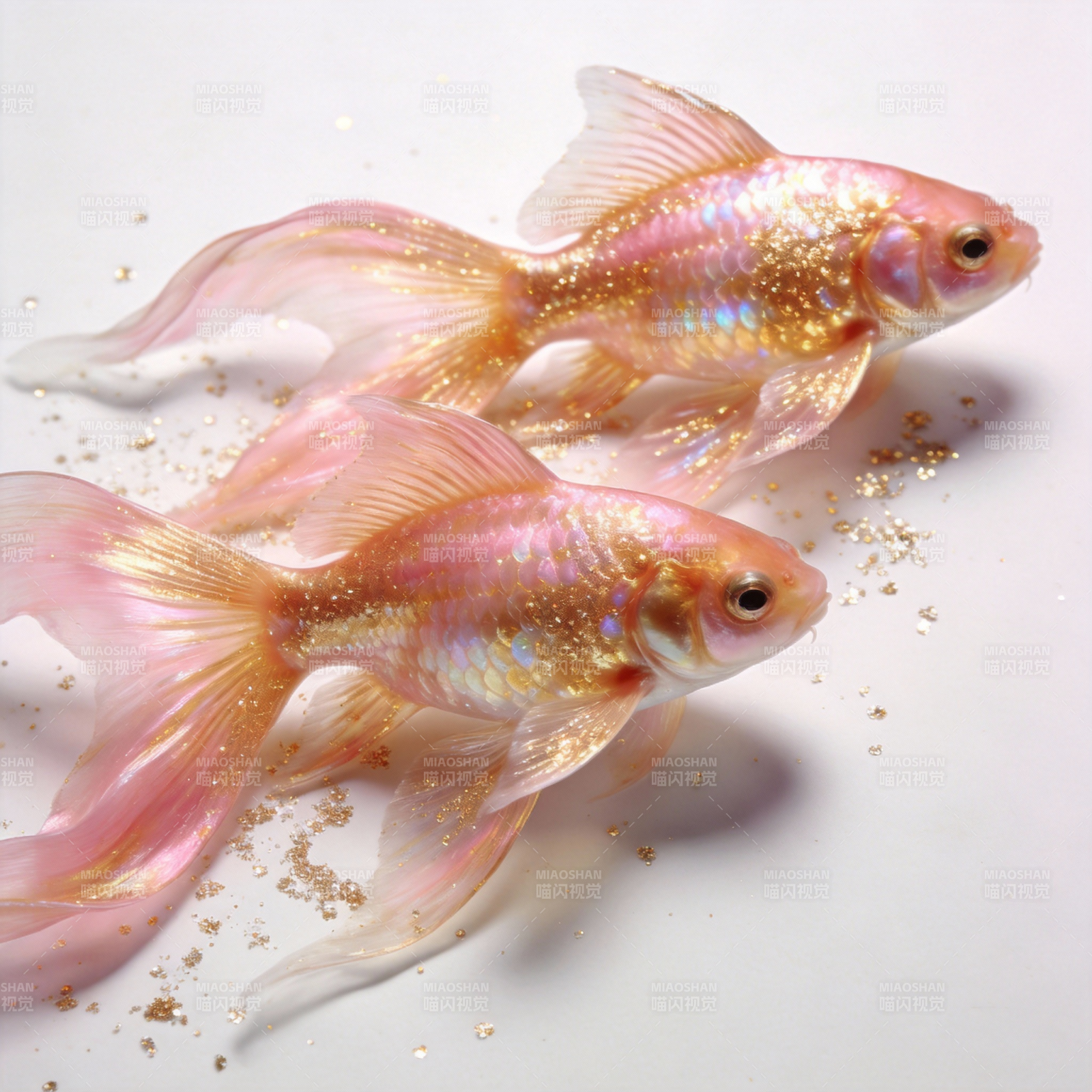 金鱼翩翩起舞图片