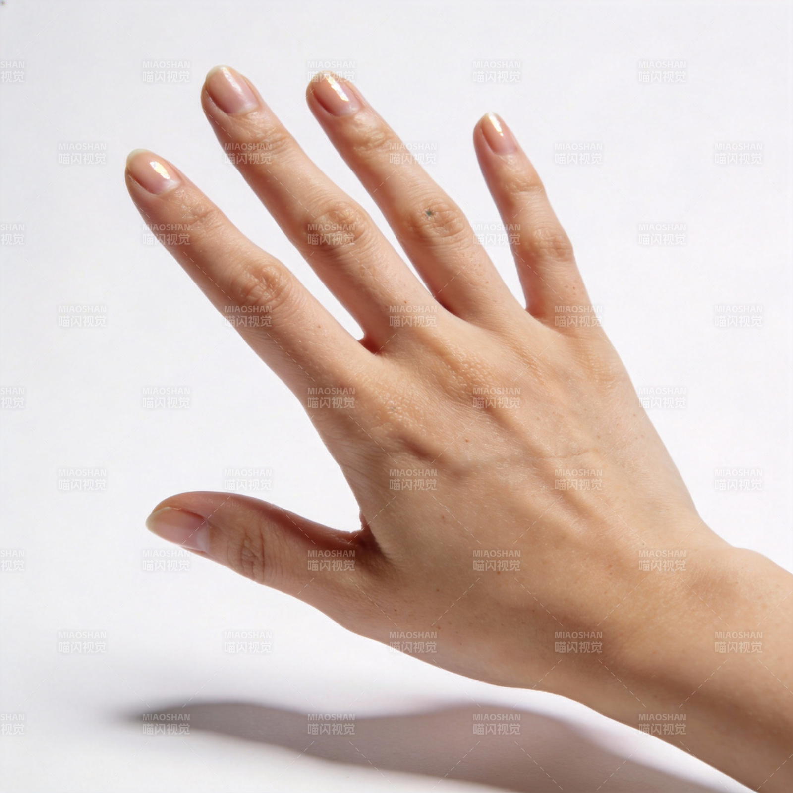 手部特写 指甲光泽图片