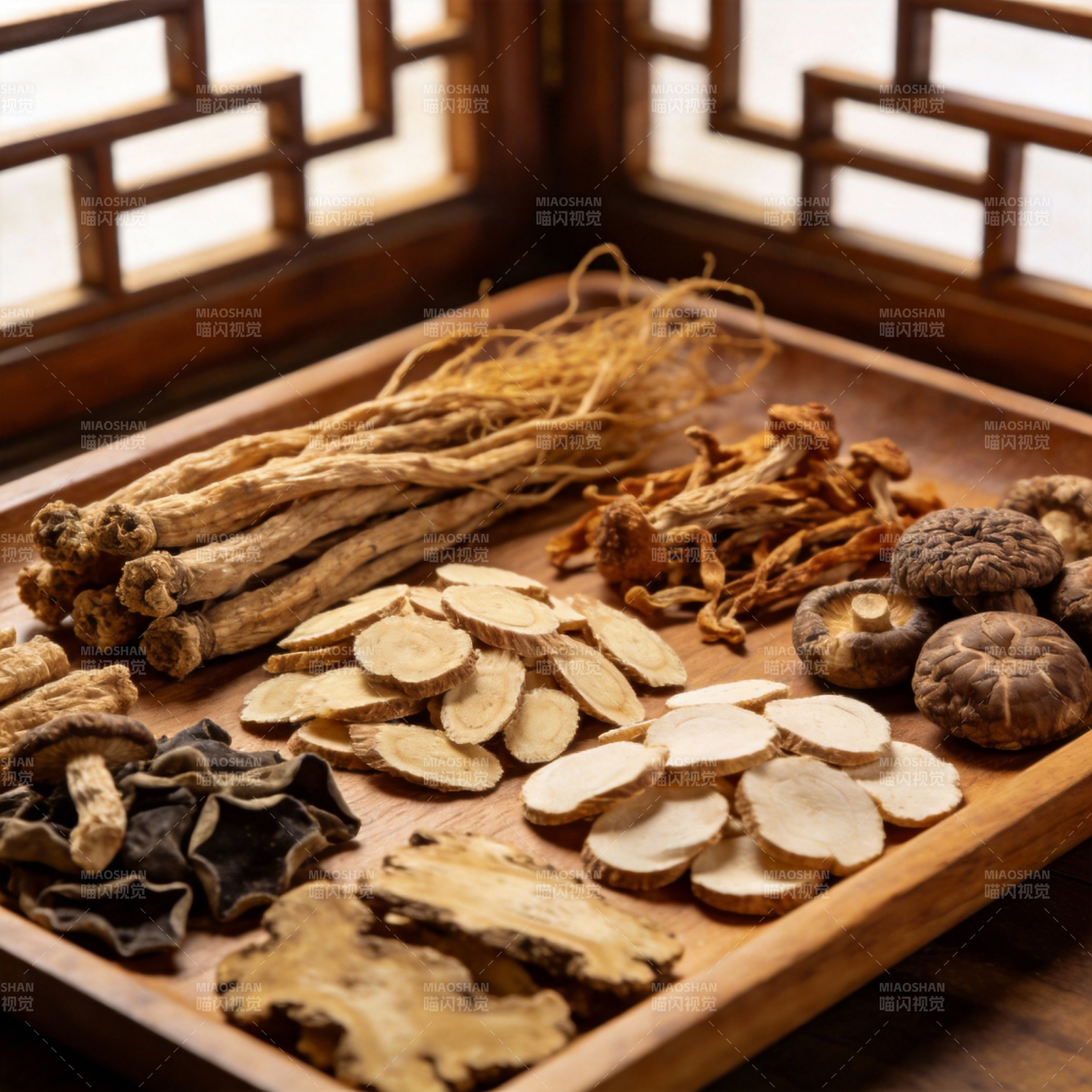 中药养生食材展示图片