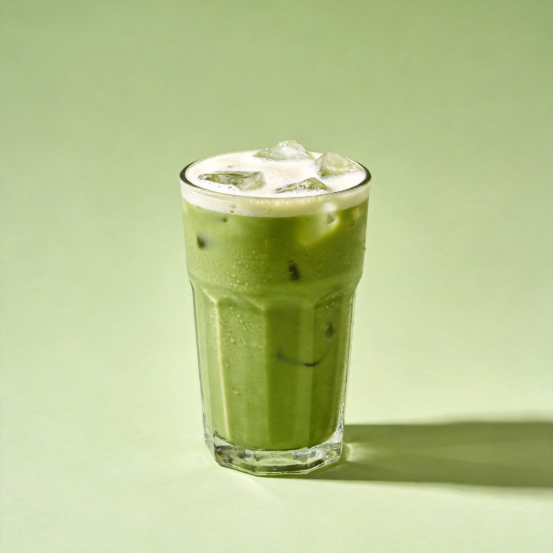 抹茶冰饮图片