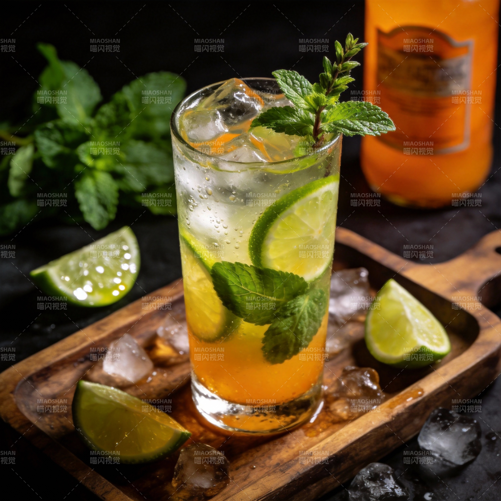 清新莫吉托饮品图片