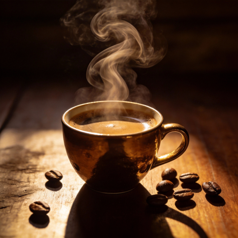 热咖啡飘香图片