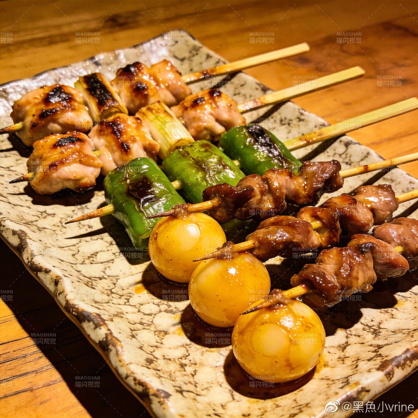 美味串烧拼盘图片
