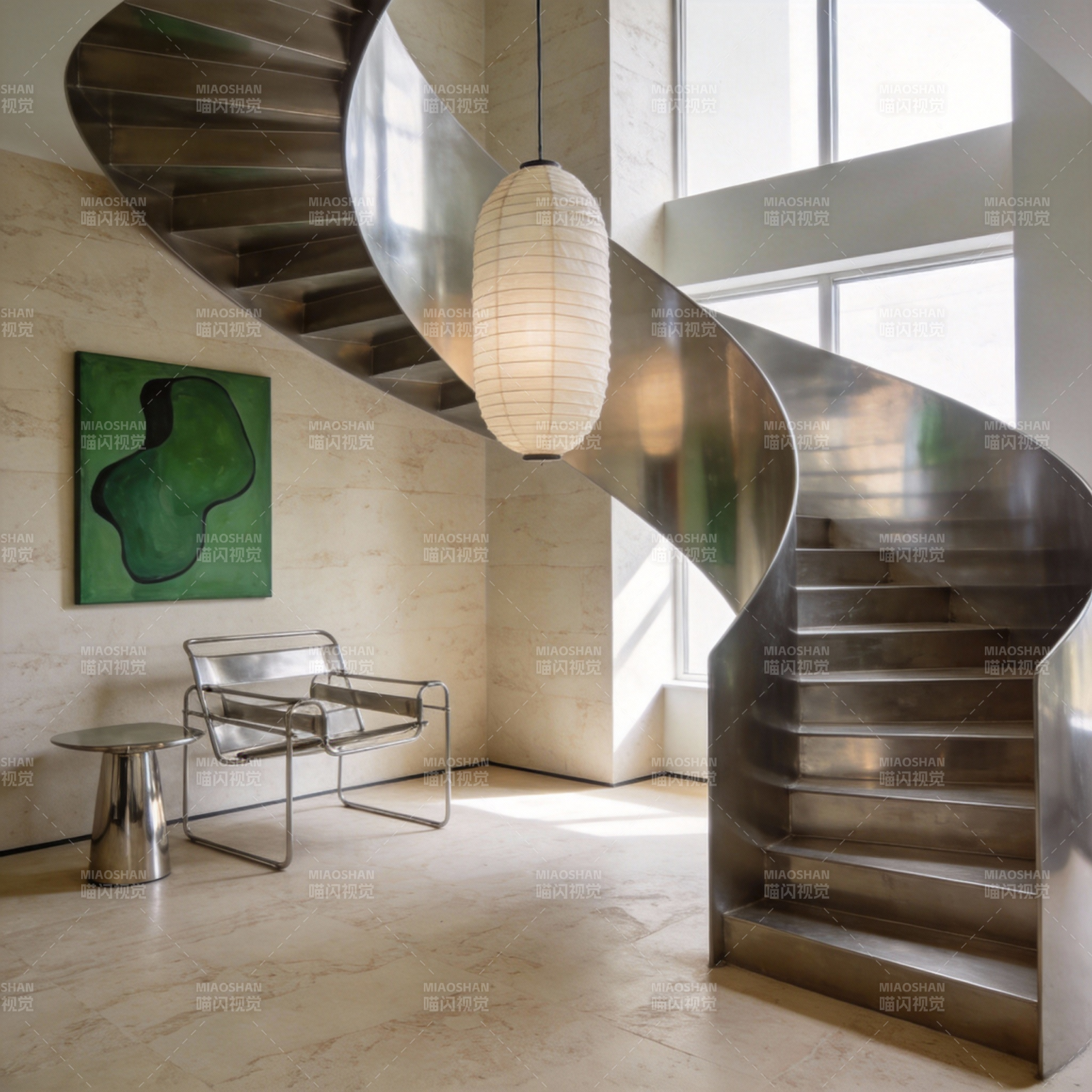 螺旋楼梯现代艺术图片