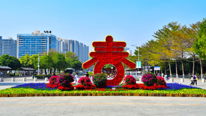 深圳城市广场新春节日氛围图片