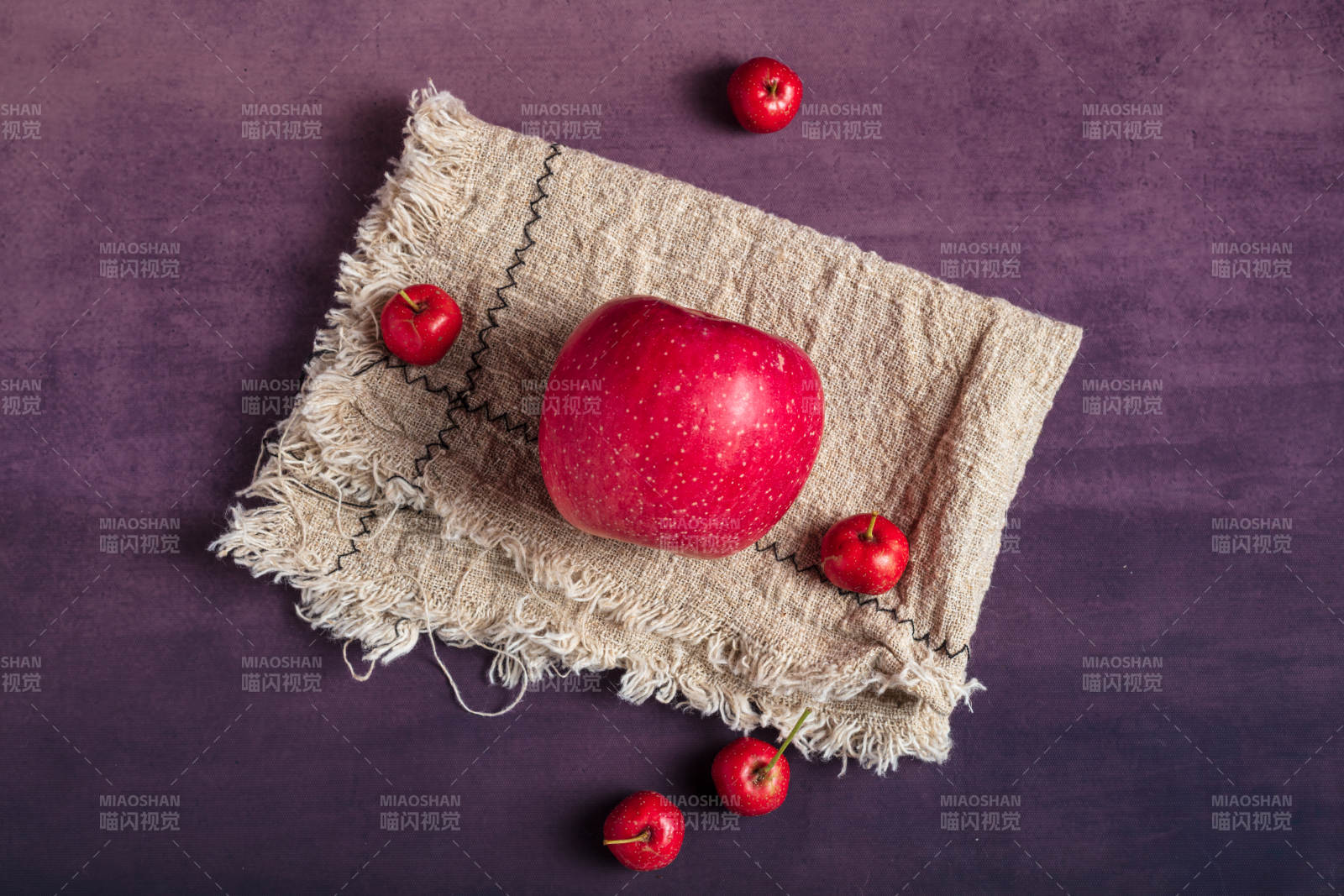 红苹果静物图图片