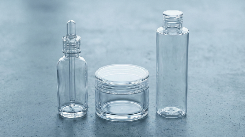 透明玻璃瓶具展示图片