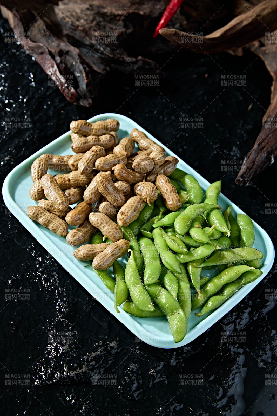 花毛一体（煮花生 盐水毛豆）图片