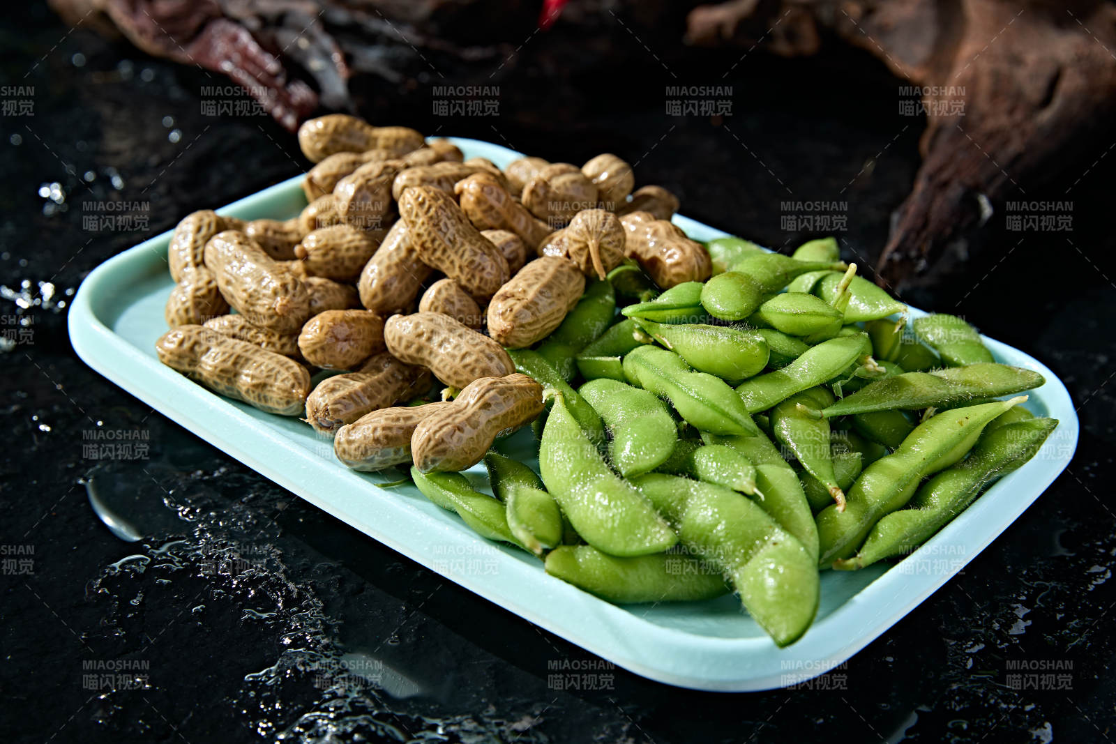 花毛一体（煮花生 盐水毛豆）图片