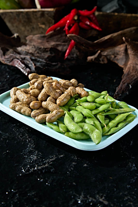 花毛一体（煮花生 盐水毛豆）图片