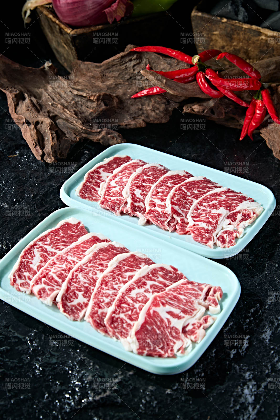 丹东极品烧烤生鲜雪花小牛排图片