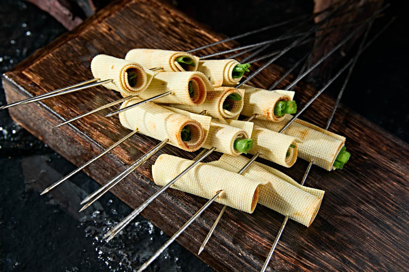 烧烤食材怀安蔬菜干豆腐卷图片