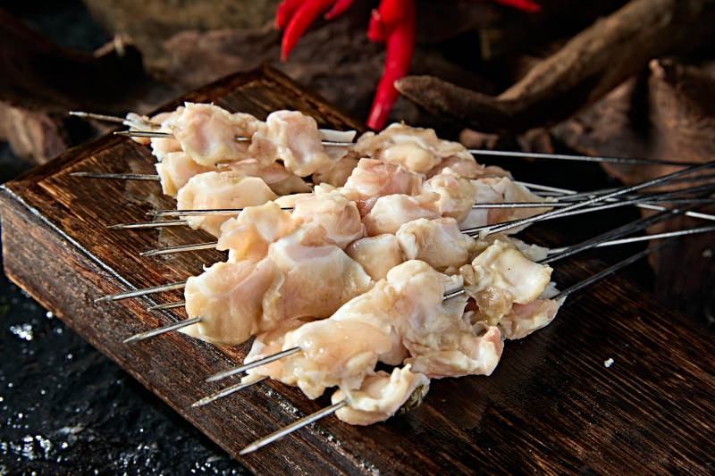 烧烤食材生鲜鸡脆骨掌中宝花千骨图片