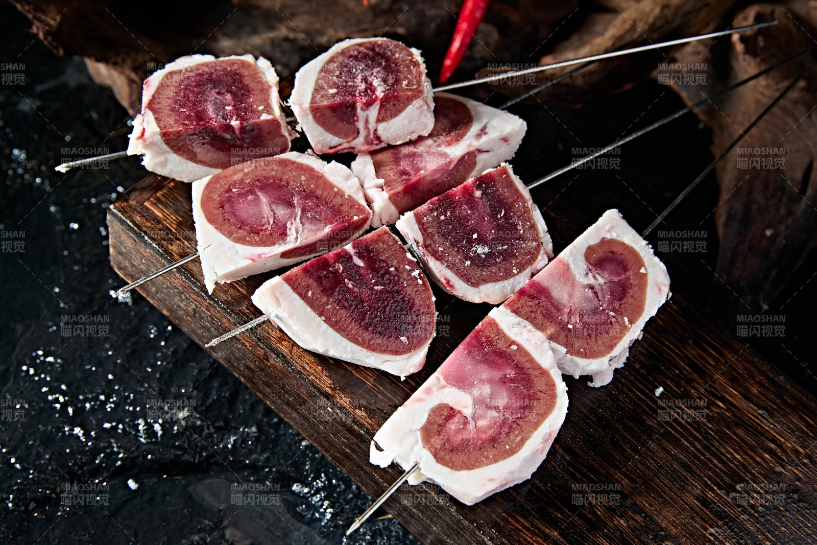 美味烧烤炭烤羊腰生鲜羊腰图片