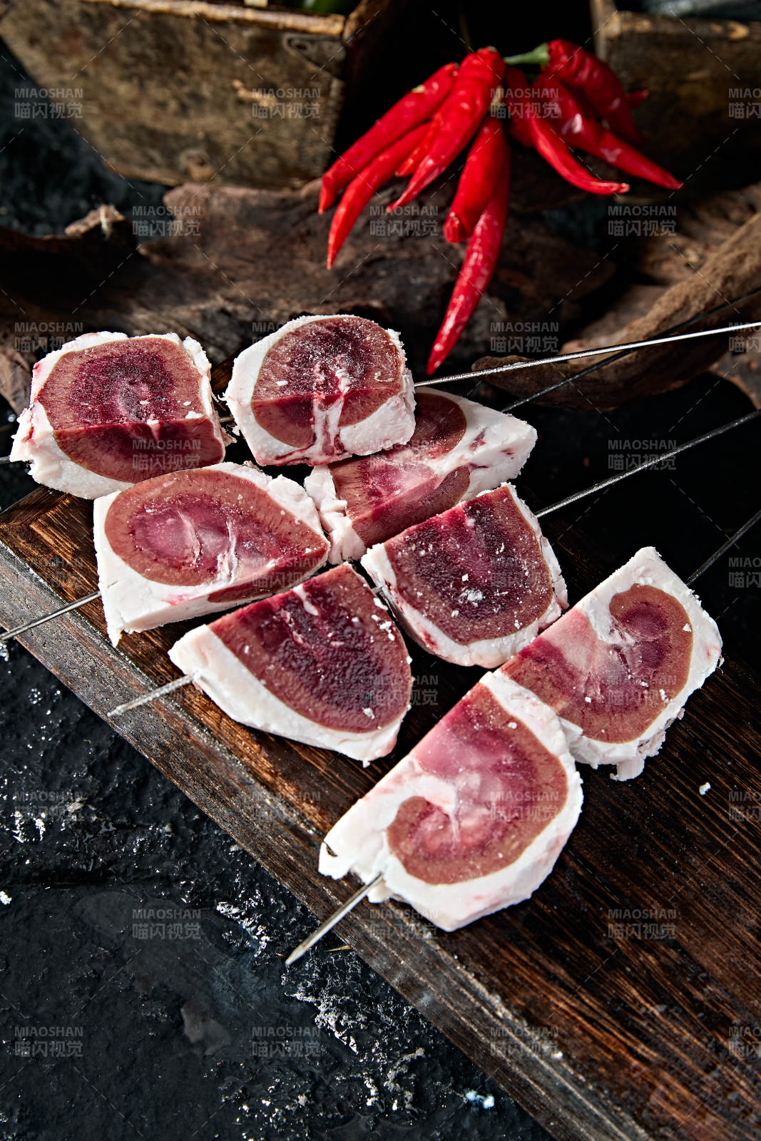 美味烧烤炭烤羊腰生鲜羊腰图片