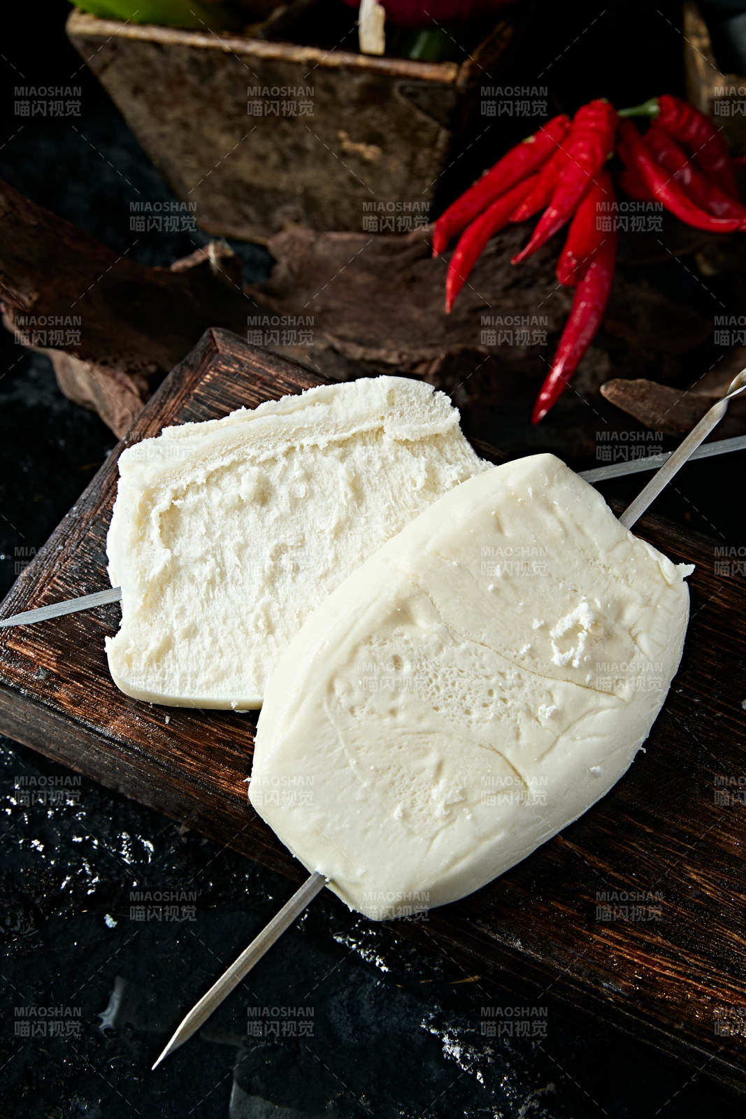 美味烧烤食材美味炭烤馍馍片图片