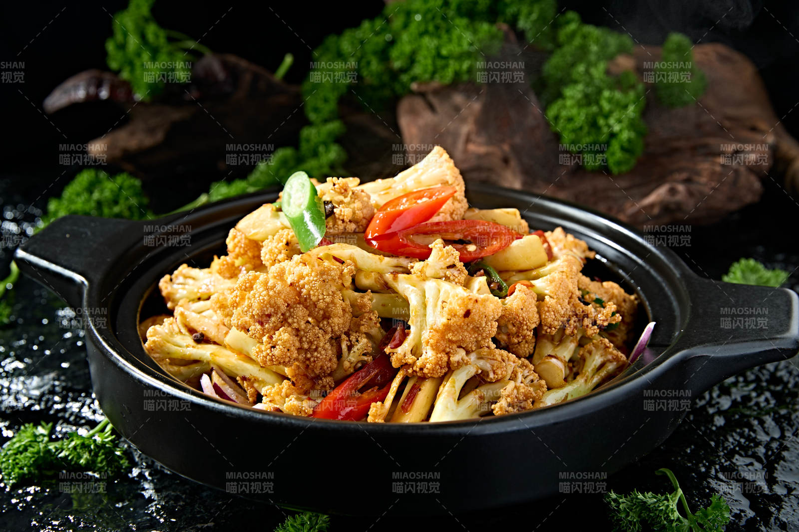 砂锅酱香米椒小炒图片