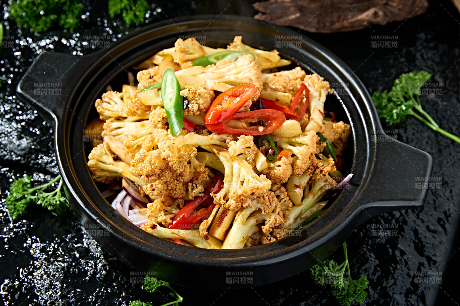 砂锅酱香米椒小炒图片