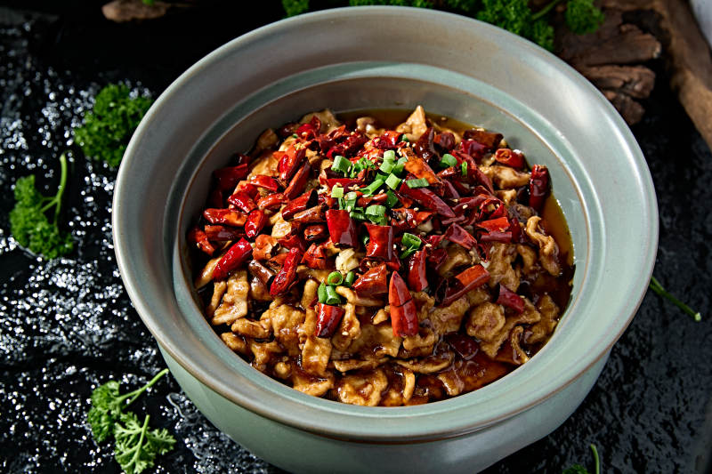 川香美味辣子爆炒里脊肉图片