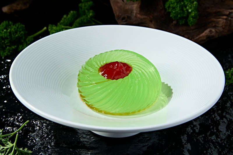 川渝美食红糖浆菠菜冰粉图片