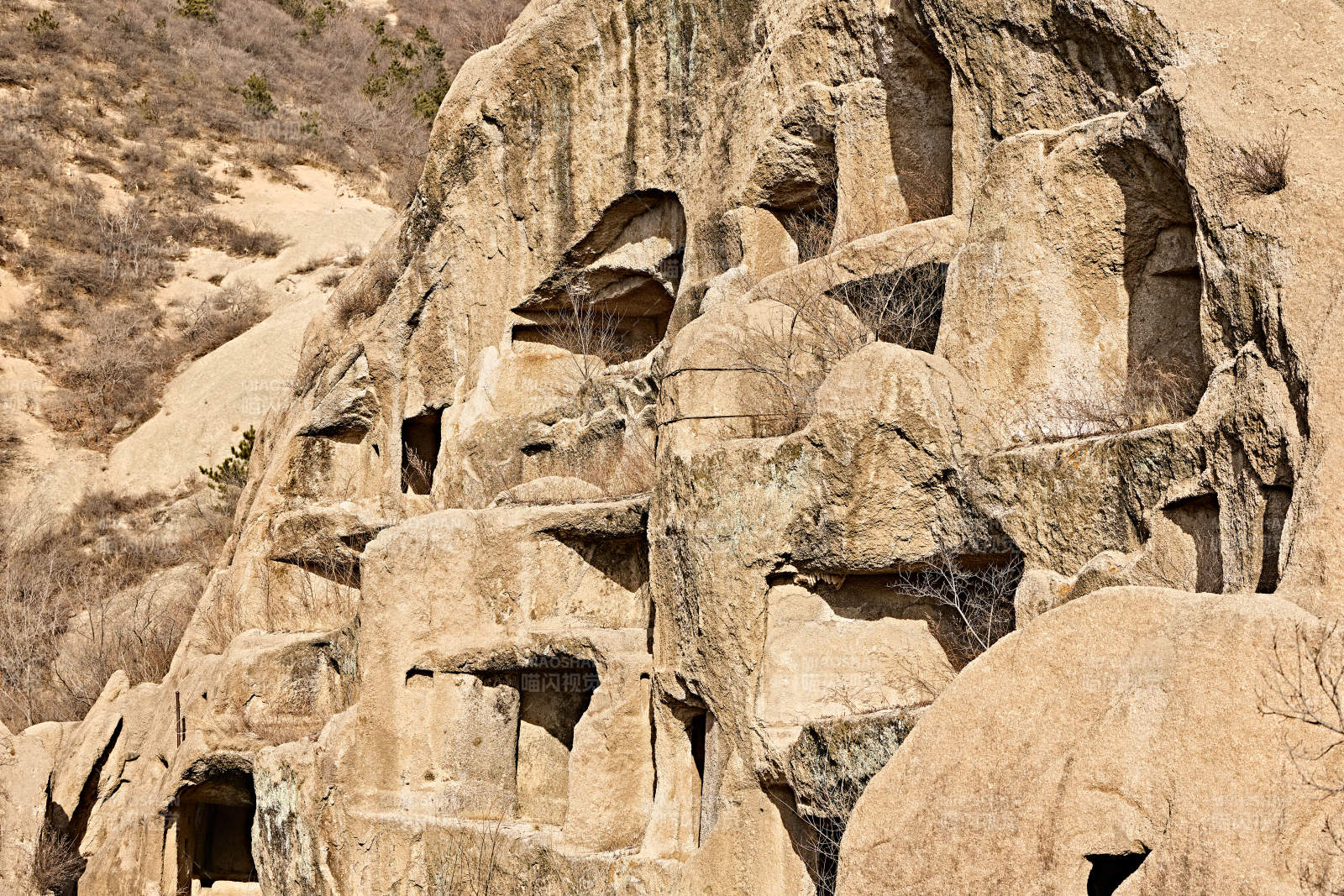 北京延庆古崖居风景区图片