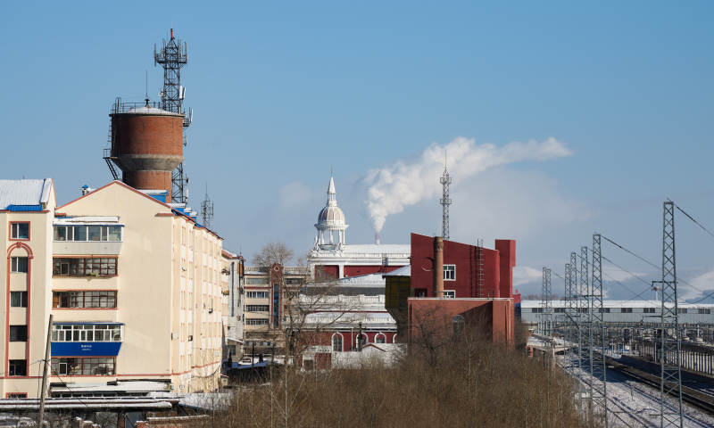 牙克石城市工业景观图片