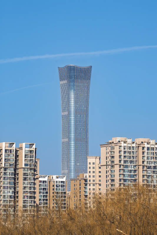 北京地标建筑中国尊图片