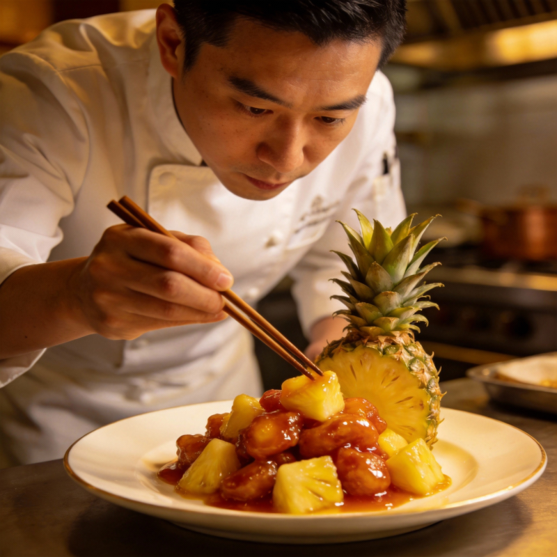 菠萝咕咾肉图片